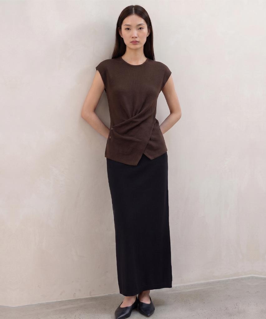 KIMDOH Basso Twist Top Brown