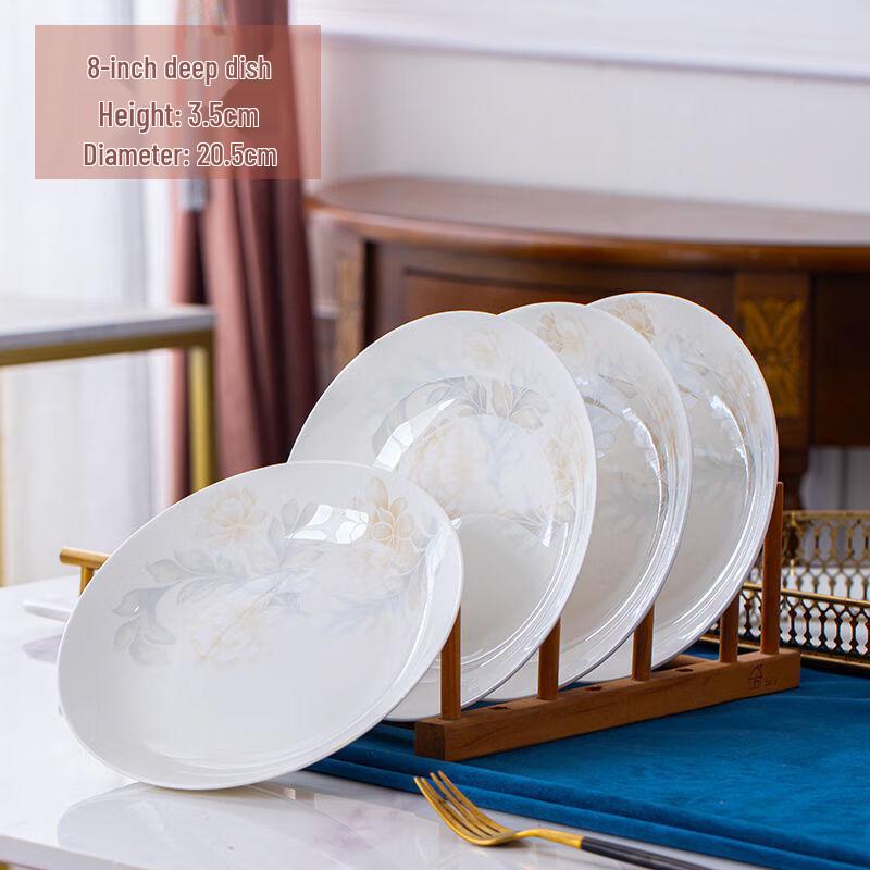 Handun Elegant European Rice Husk Plate Set