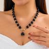 Cross-border Imitation Pearl Beaded Necklace Set: European & American Cold Style