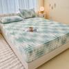 Plush Bedsheet Warm Fitted Sheet Soft Bed Linen for Winter Home Sheets Non-slip Bed Cover sabanas para cama (No Pillowcase)