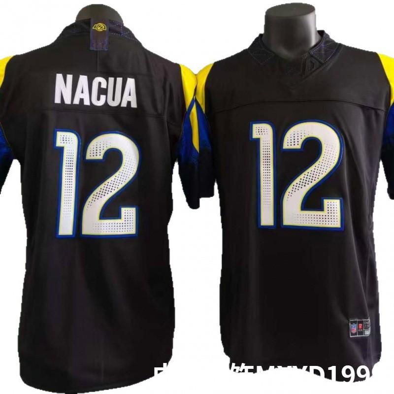 3rd Gen Los Angeles Rams 12 Embroidered Football Jersey S-3XL