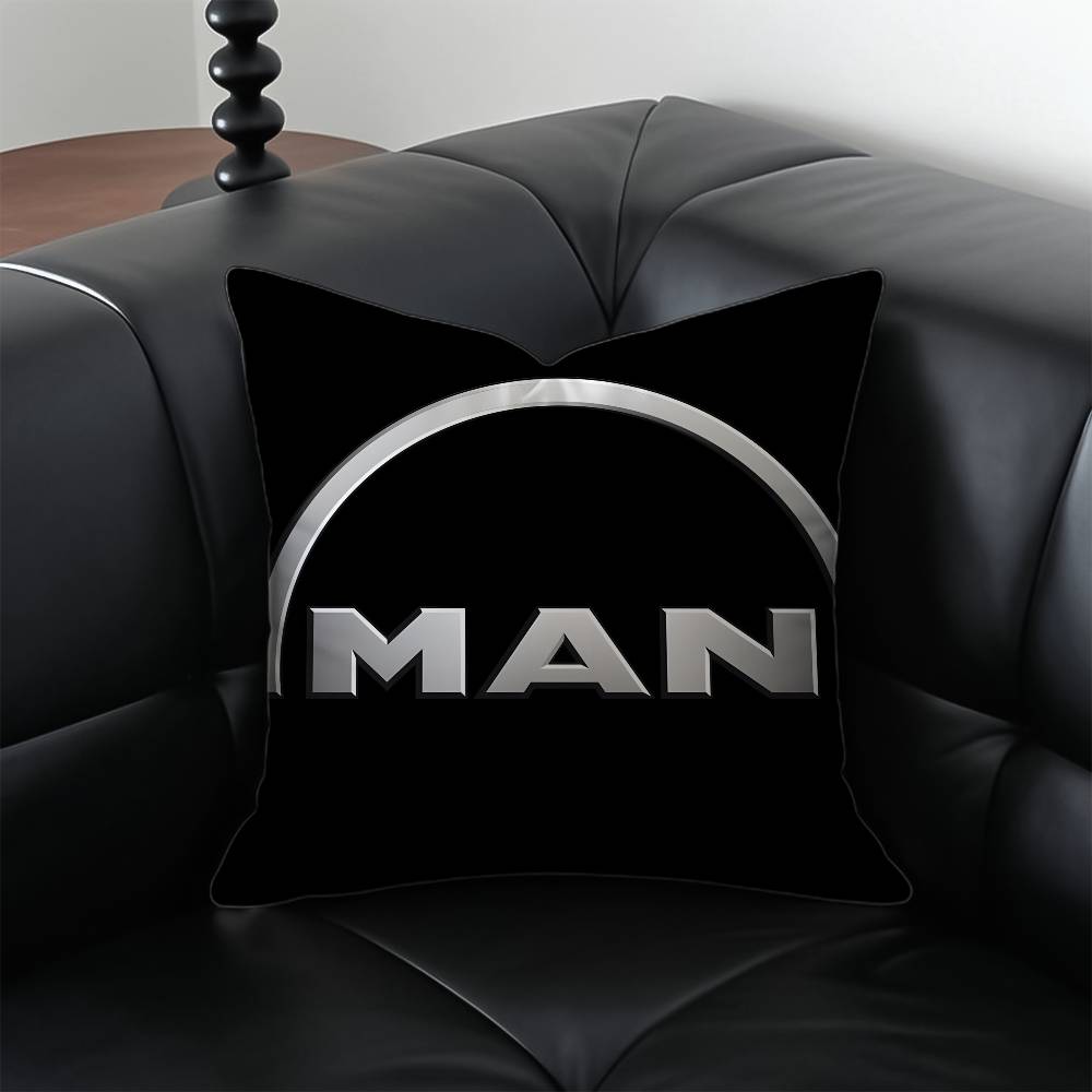 M-Mans Truck Pillow Case Skin-Friendly And Comfortable Fabric Pillowcase Lnvisible Lilky Zipper