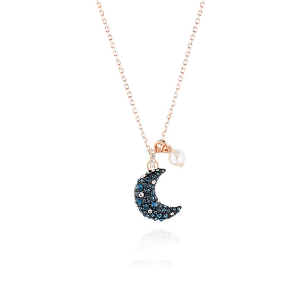 Swarovski 5671585 Sublima Luna Moon Necklace