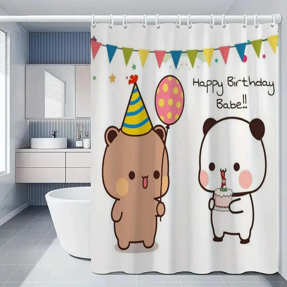 1pc BUBU DUDU Bathroom Curtains Bath Curtain Folding Partition Shower Accessories Bedrooms Luxury European Polyester Fabric