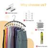 Stainless Steel Black Multifunctional Clothes Pegs & Sock Clips Drying Rack