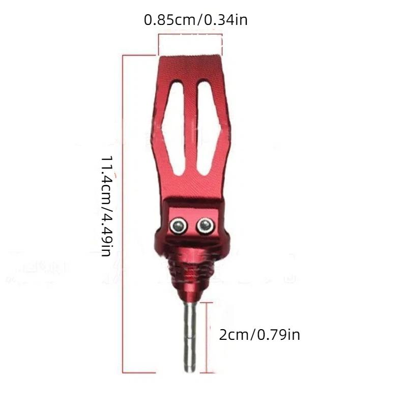 CNC Aluminum Scooter Oil Level Indicator Universal Long Lasting Motorcycle Replacement Part for Daily Maintenance