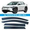 Toyota BZ4X 2022-2025 Rain & Sun Visors: Thickened Translucent Wind Deflectors