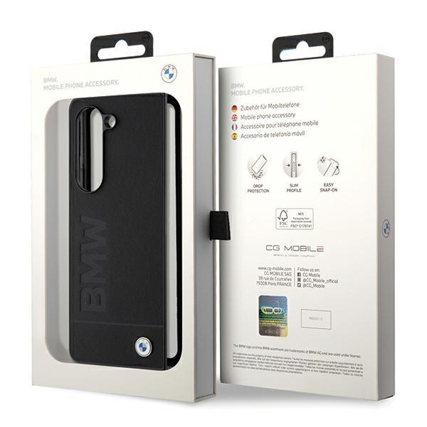 Etui Do Samsung Galaxy Z Fold5 BMW Signature Logo Czarne