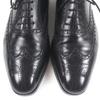 CROCKETT&JONES Kleiderschuhe CLIFFORD Full-Brogue Wingtip schwarzes Leder Damen 5.5 Gebraucht