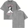 Washed Vintage Britney Spears Oops I Did It Again Graphic T Shirts Men Women Casual Oversized Short Sleeve Tshirts Streetwear