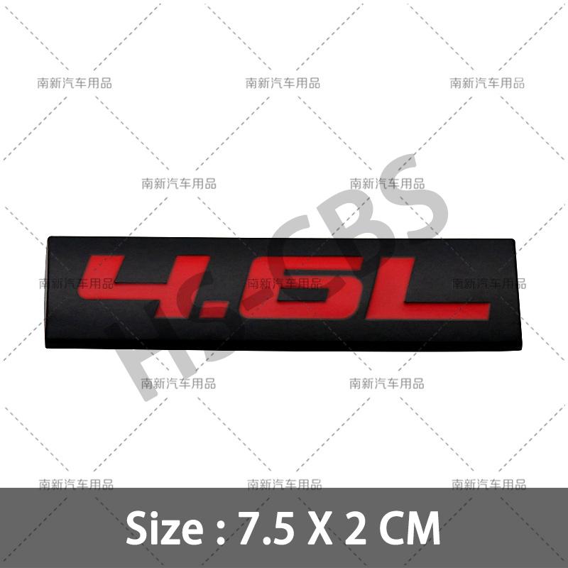 fsbn3 3D Metal 4.0L 4.6L 4.7L 5.0L 5.3L 5.7L Car Rear Trunk Emblem Badge For Jepp Dodge  Volvo Ford Cadillac Chevrolet  Honda Toyota