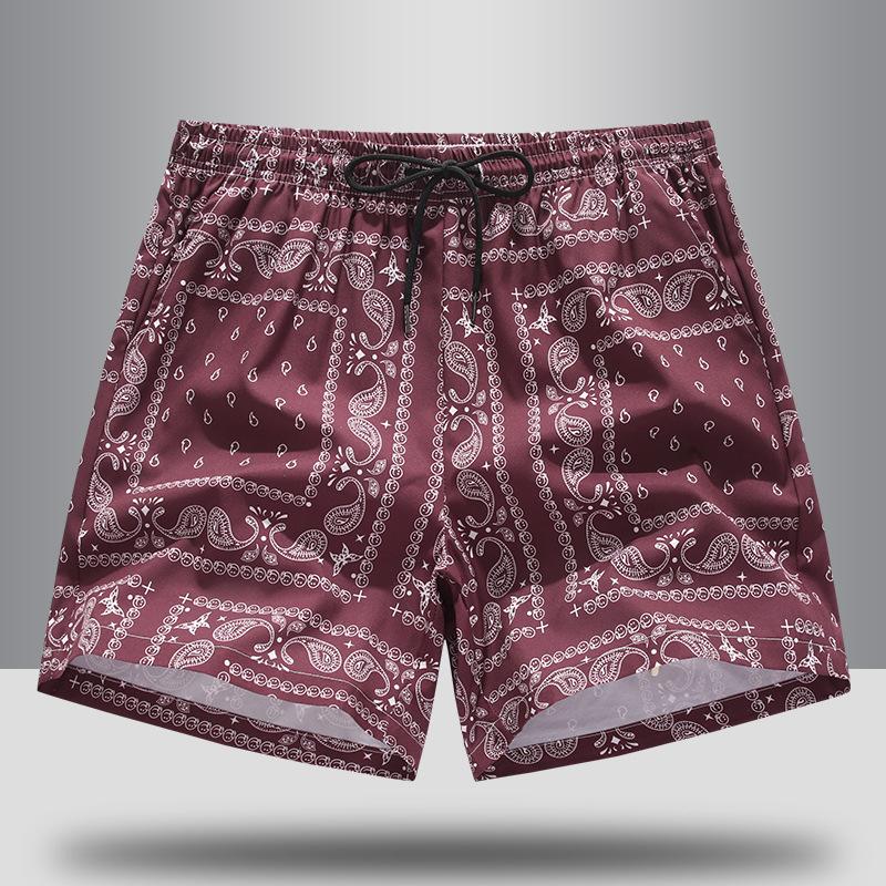 Vintage Graphic Beach Shorts for Men Summer Fashion 3D Printed Swim Trunks Loose Casual Thin Y2k Streetwear Hawaiian Short Pants