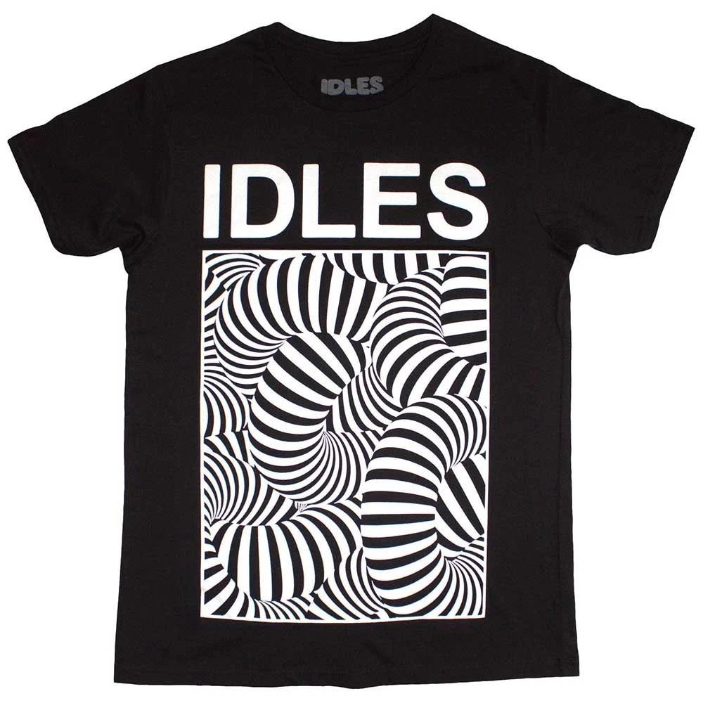 Idles Футболка Psych Tubes Группа Официальная Черная Новая M