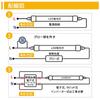 Set of 2 20W LED Fluorescent Light Bulbs, 58cm, Glow-Type, No Base Installation Required, 3000K Warm White, G13 T8 Base, Wide Beam Angle, 270° Beam