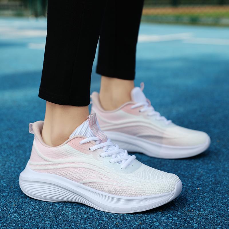 Velikost 35-45 Nový pár létající tkací pánské a dámské ležérní sportovní boty super lehké běžecké boty