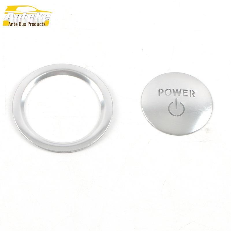 Camry 2021 Key Start Button Sticker & Aluminum Alloy Lighter Button Accessory