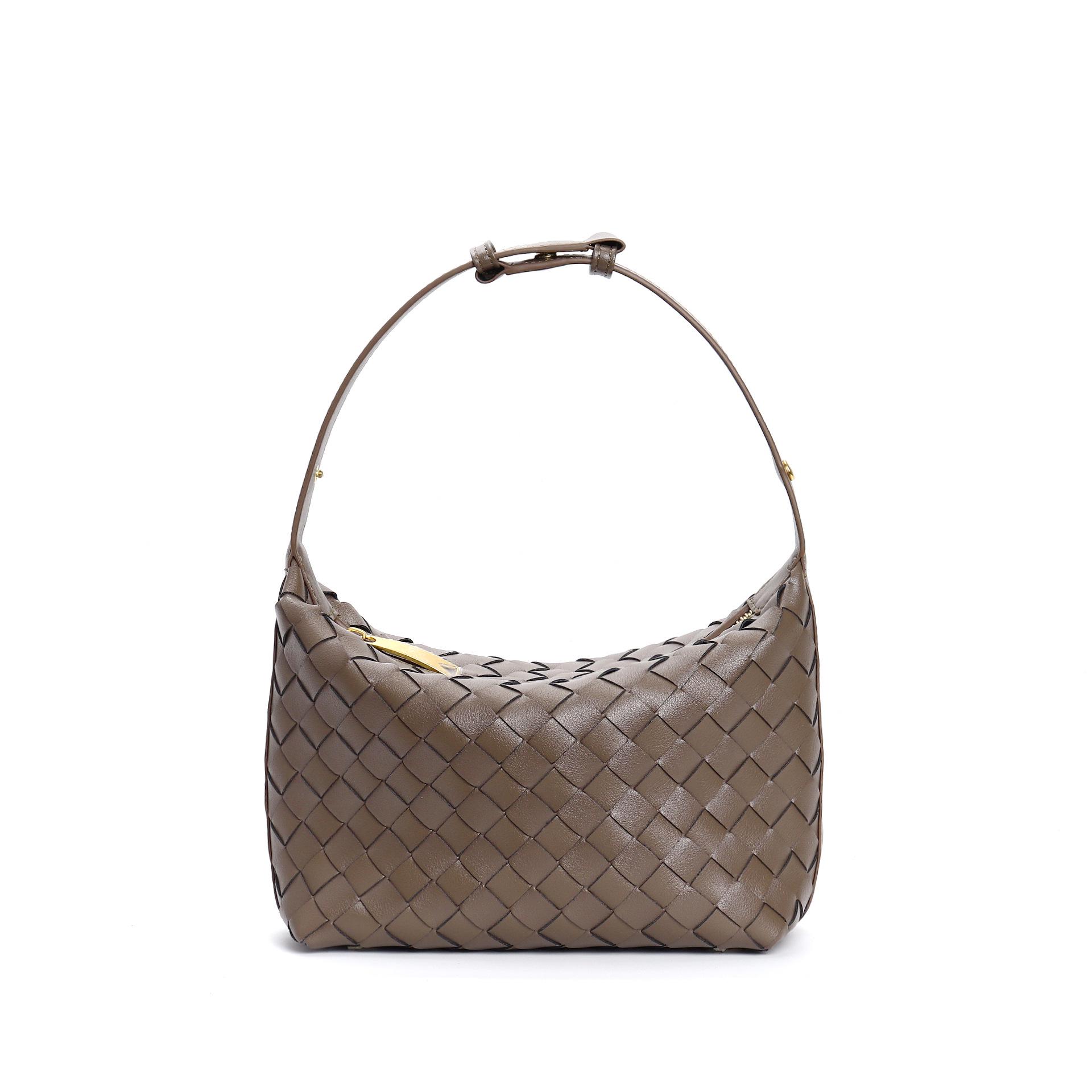 

Модная сумка для пельменей 2023 года: Плетеная сумка через плечо с ромбовидным узором для женщин 20cm x 9.5cm x 13cm