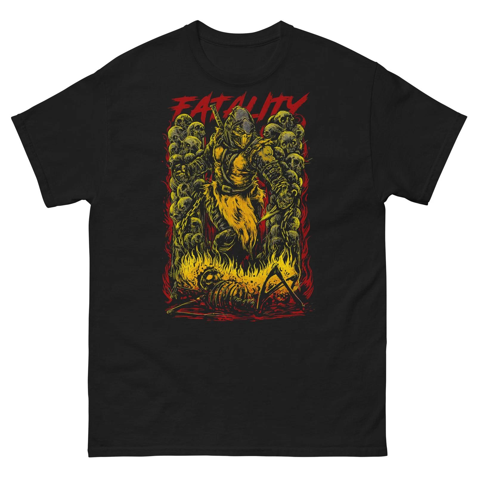 VINTAGE VIDEO GAMES 90S VIDEO GAMES FATALITY OLD SCHOOL GAME Men s classic tee 3XL