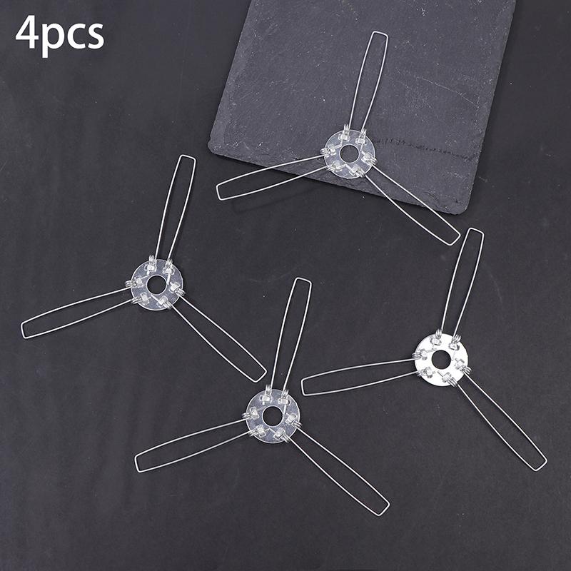 

4 шт. 2-вилки 3-вилки оцинкованный фиксирующий пружинный зажим пружинная пряжка для фиксации абажура шрапнель своими руками для подвесных ламп фонари 3 forks -150mm