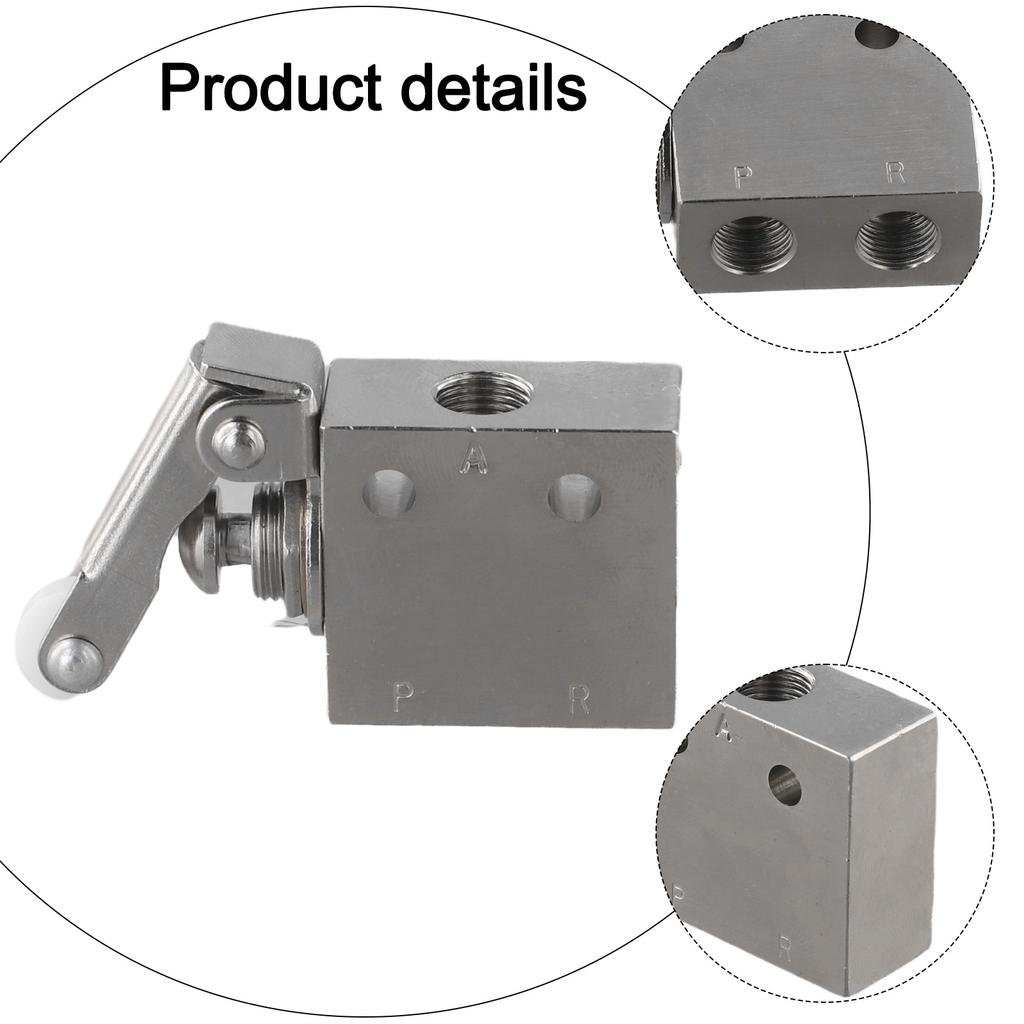 Mechanical Valve TAC231V with Air Pneumatic 2 Position 3 Way Design and Roller Lever for Pneumatic Direction Switching