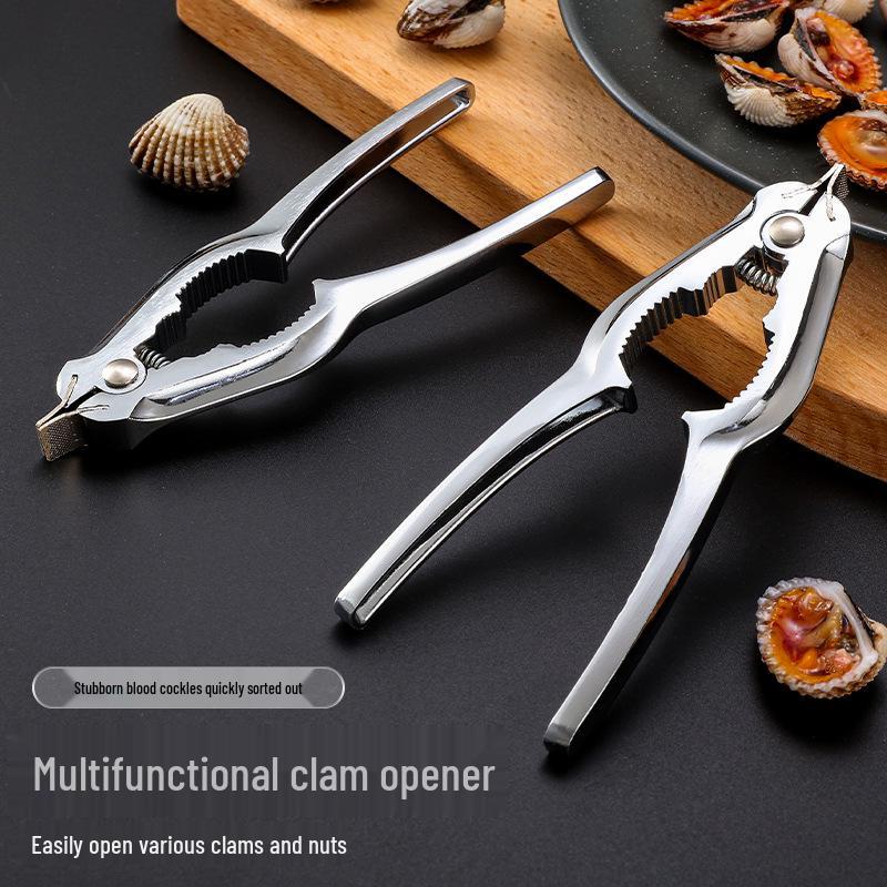 Kitchen Clam and Cockle Opener Tool - Efficient Shell Opener and Pliers