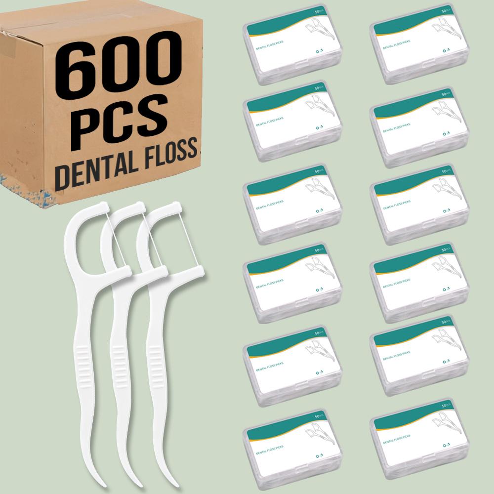 1 box/3 boxes/6 boxes/12 boxes/20 boxes - Fine sliding dental floss stick -50PCS/box - Cleaning interdental gap tool