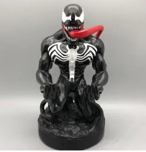 Cosplay Figure Venom Q Version Phone Stand - PVC Three-dimensional Statue Model Figure Set