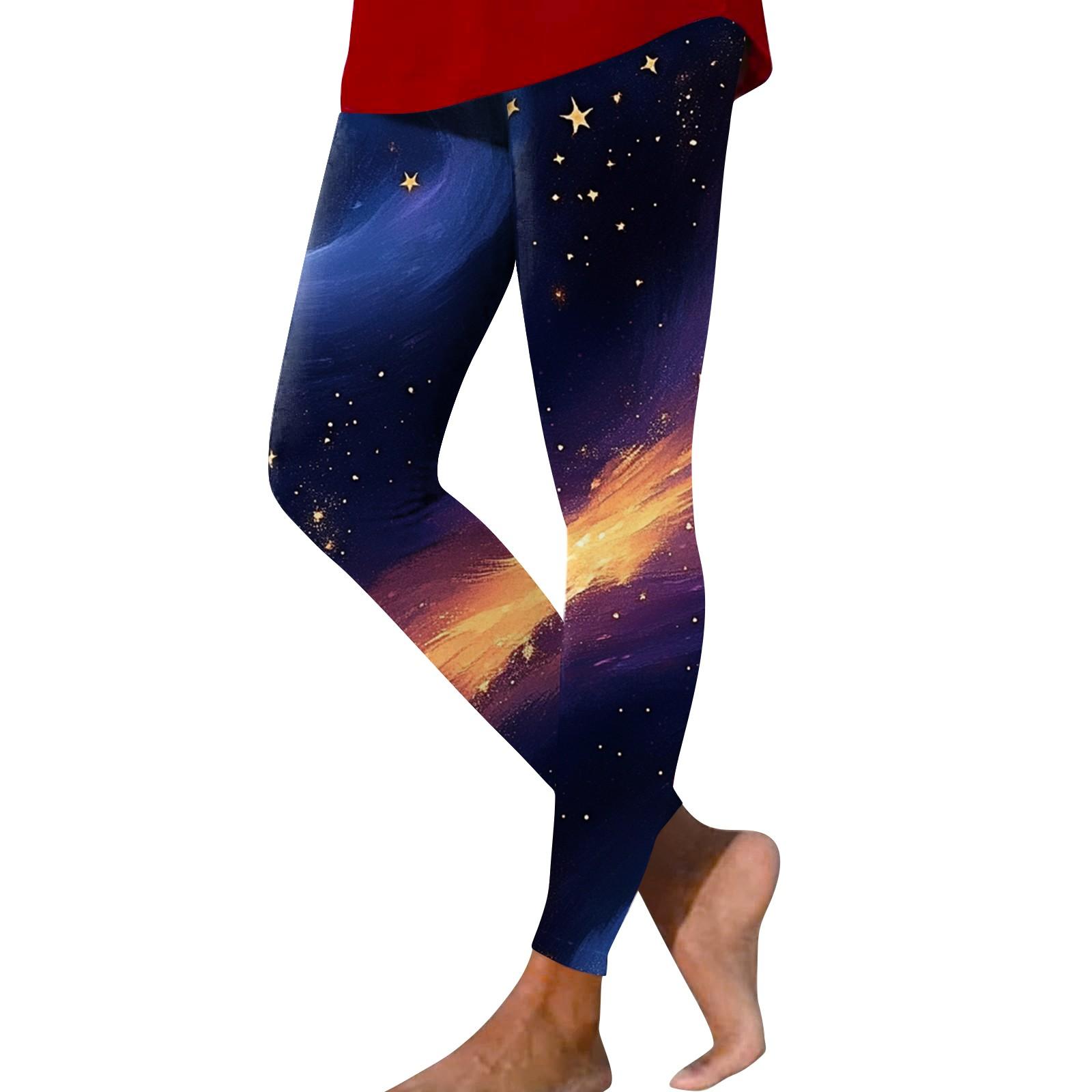 

Женские модные облегающие эластичные повседневные брюки для йоги с принтом и эластичной талией XXXL