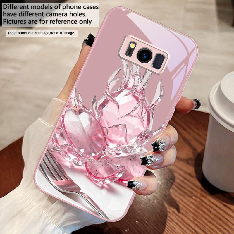 

Familiar dragon fruit For Samsung S25 S25 Edge S25Ultra S8 9 S10 20 U ltra S21 Pro 22 Plus S23 FE S24 Ultra Glass Phone Case Galaxy S23+