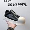 Fashion British Style Man Outdoor Walking Sneakers Thick Bottom Antiskid Genuine Leather Board Shoe Fashion Casual Elevator Driving Shoe