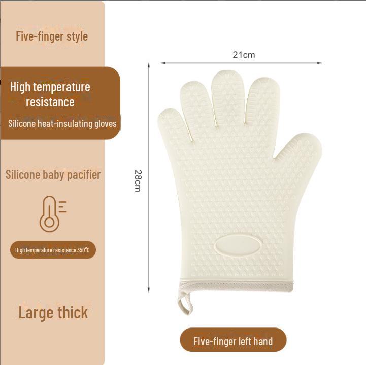 

Силиконовые термостойкие нескользящие перчатки для выпечки