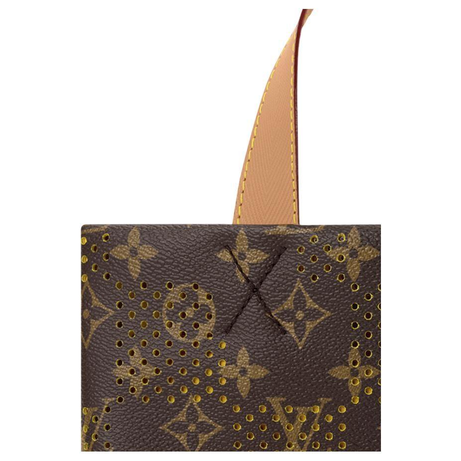 Louis Vuitton Monogram Grid Coated Canvas Tote Handbag Mini Men's Brown M29304