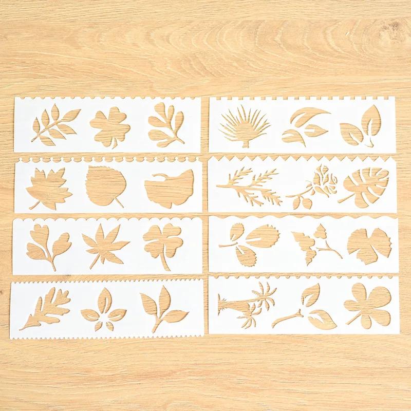 

Fromthenon 8 шт./набор шаблонов для рисования букв и цифр, тиснение, шаблоны для журнала своими руками, трафареты для скрапбукинга, планировщика