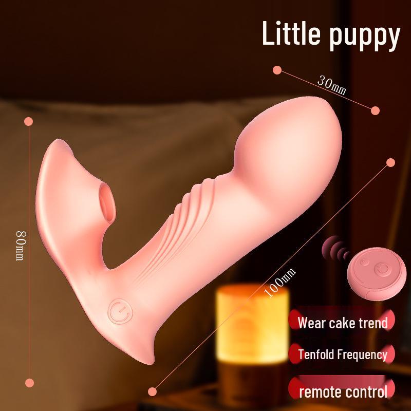 Long Love Wearable Vibrating Dildo Massager for Women - Erotic Self-Pleasure Panty Bullet Toy