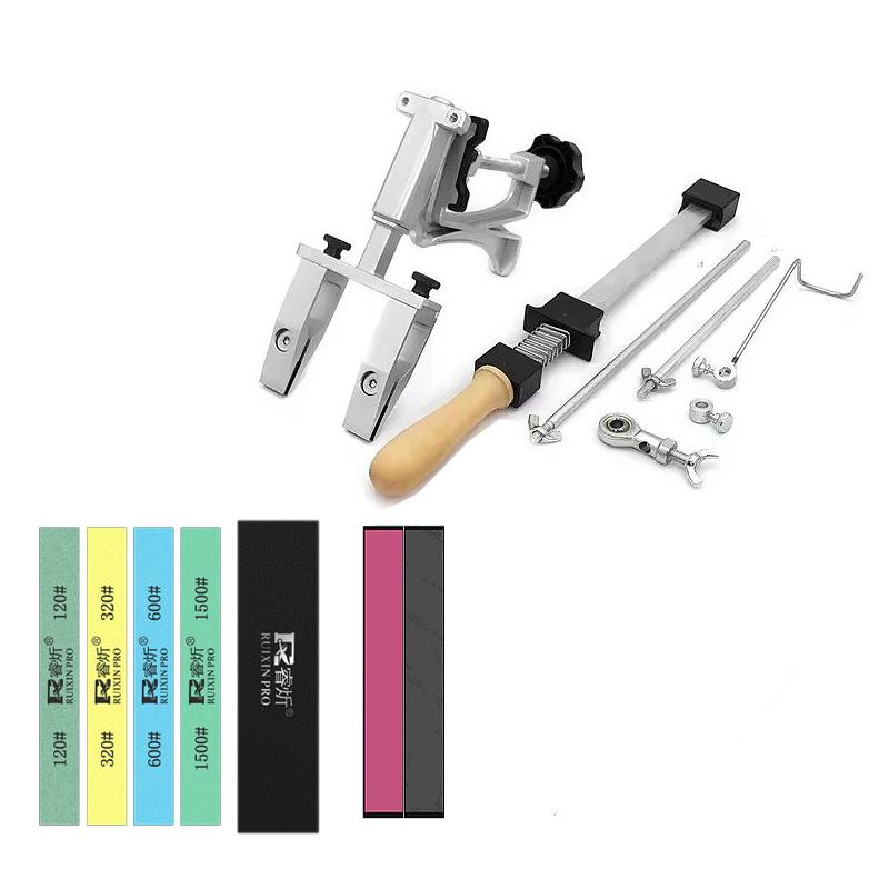 XK 2024 Fixed Knife Sharpener Kitchen Sharpening Stone Sharpeners Angle Professional Grinding System Diamond Whetstone Woodwork