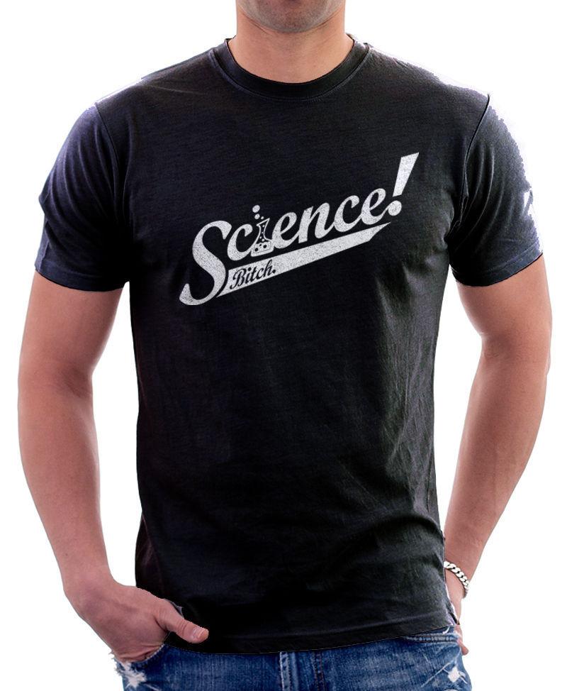 Science Bitch Jesse Pinkman Breaking Bad Heisenberg cotton t-shirt 9761 S разноцветный