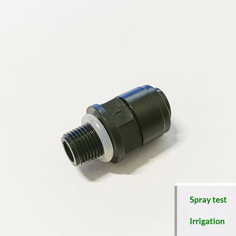 RO Water Filter Fittings Food-Grade POM Straight Elbow Tee PE Pipe Bulkhead Connector for Home Reverse Osmosis System