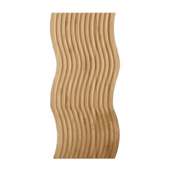 Wooden Serving Platter, Geometric Design Boho Decorative Serving Tray for Fruit, Bread, Vegetables, Multi-use Organizer Tray for Coffee Table, Dinner,