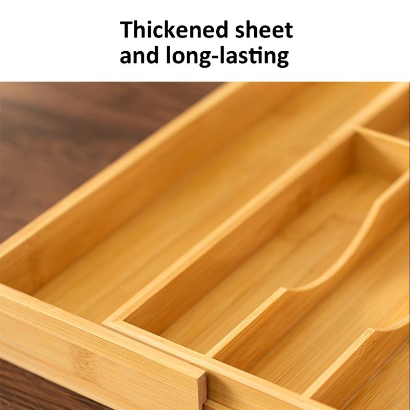 Kitchen Drawer Organizers Expandable from 13 to 20 Inches Wide for Organizing Utensils and Gadgets Efficiently