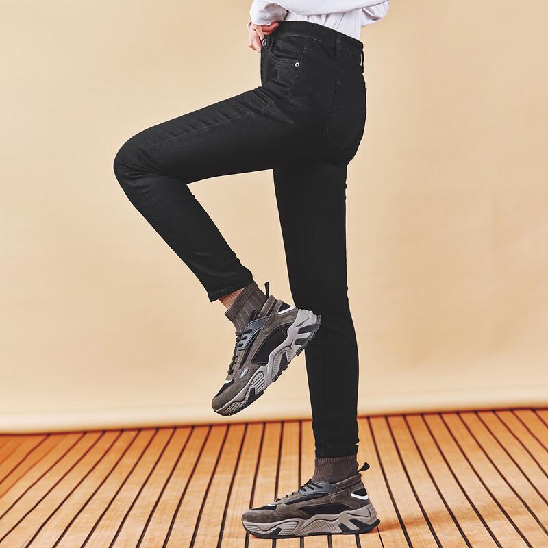 Jeep Women's Elastic Denim Casual Sports Pants