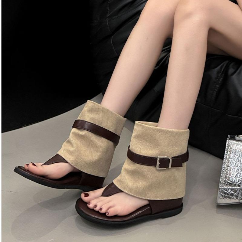 Fashion 2025 Brand Ladies Shoes Belt Buckle Women's Sandals Fashion Pinch Toe Dress Summer Light Hot Best Seller Quality Sandals Boots