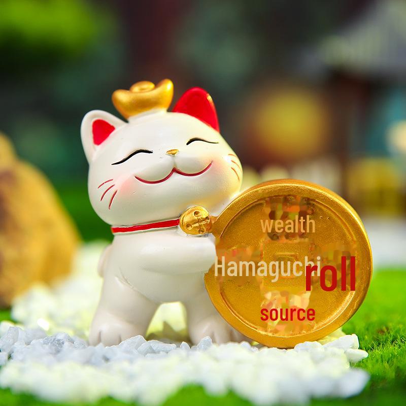 Personalized Desktop Cat Car Ornament - Center Console Doll Decoration