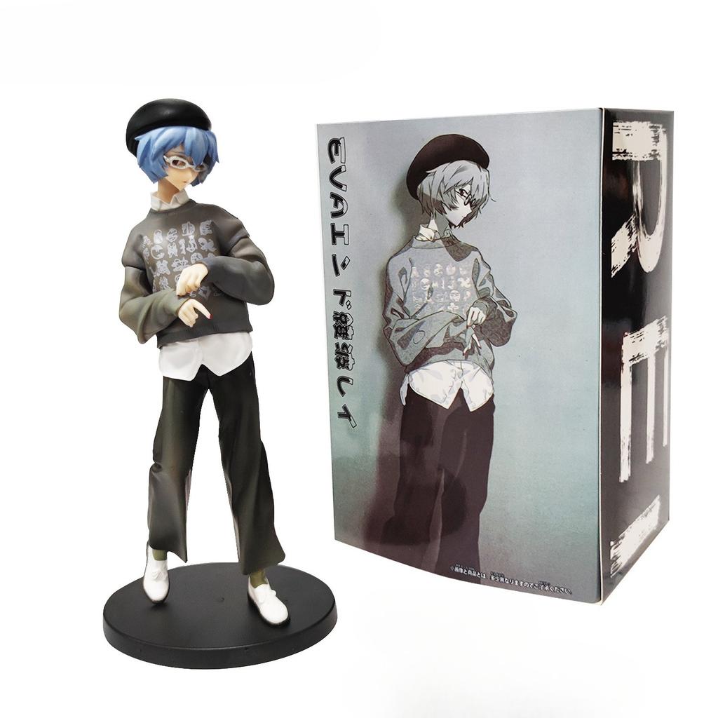 Neon Cute Genesis Classic Evangelion Anime Theatrical Final Version Figure Model Collectible Statue Desktop Decoration Gift