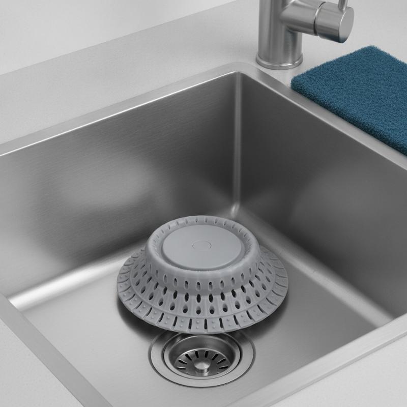 Silicone Sink Drain Hair Catcher Anti Clog Flexible Mesh Stopper Tear Resistant for Kitchen Bathroom Shower Bathtub Sink