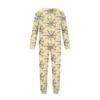 Family Matching Halloween Pajama Set Long Sleeve Top and Pants for Mom and Kids