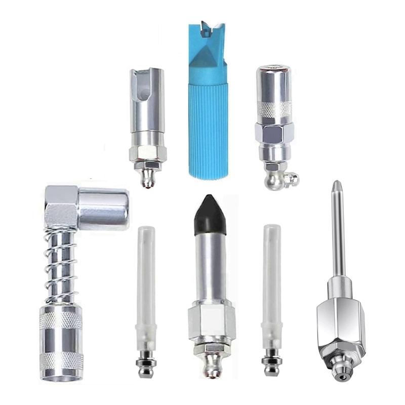 

Grease 90 Degree Joint Fitting Grease Injector Needle Nozzle Dispenser Grease Injector Fittings Coupling Mouthpiece 1