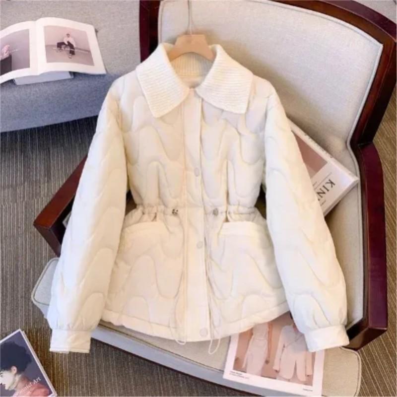 Women's Winter Design Casual Thickened Warm Coat, Student Collar Casual Coat