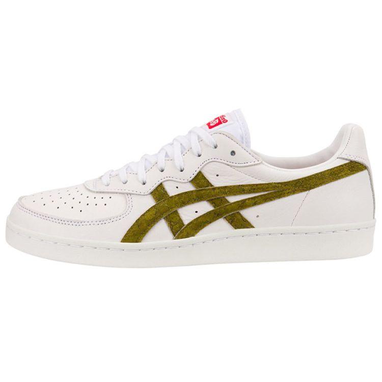 

Onitsuka Tiger Unisex GSM White Olive Green Low-top Sneakers 1183A083-100 36