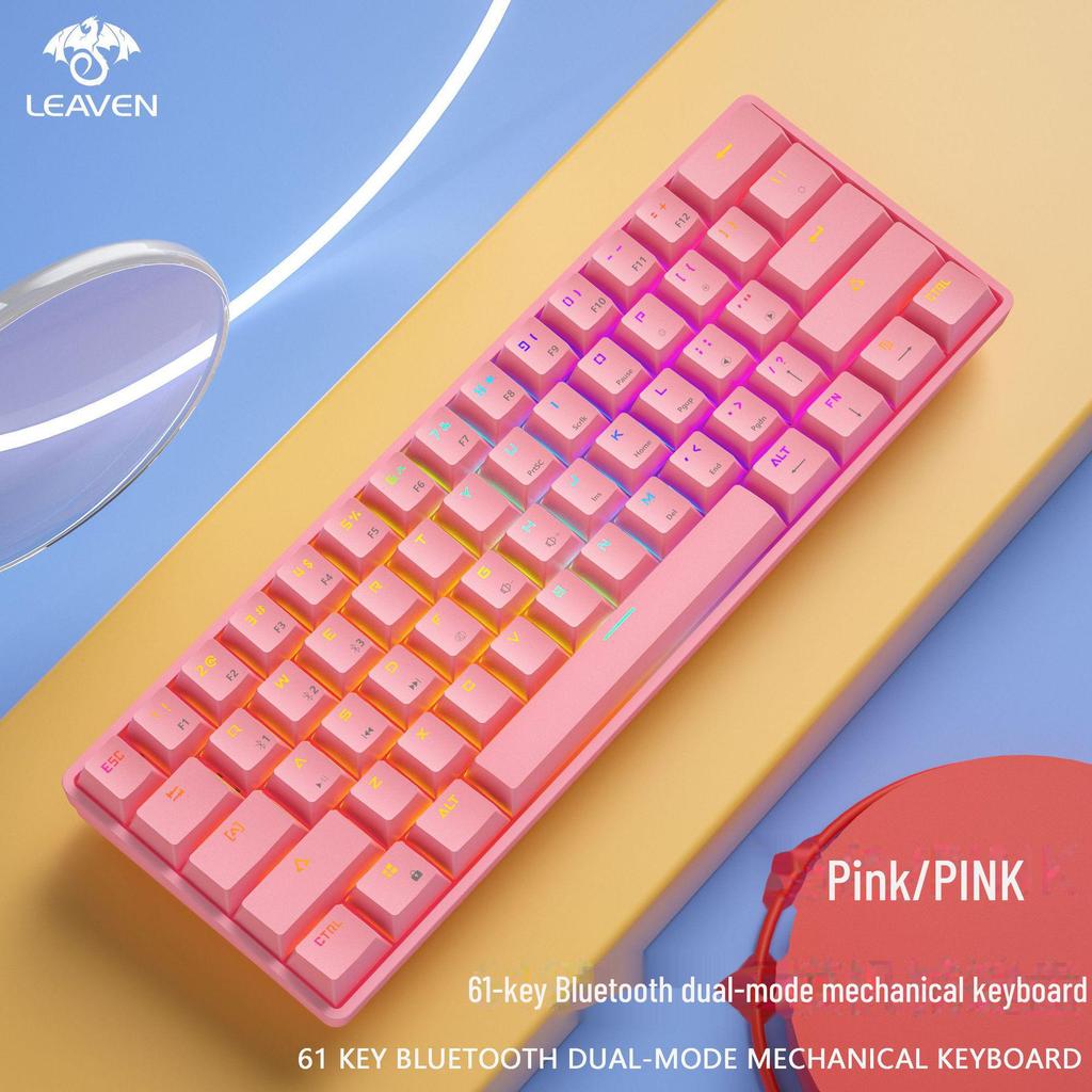 K620 Mechanische Gaming-Tastatur: Kabelgebunden/kabellos, Hot-Swap-fähiges RGB, Blue Axis, Bluetooth, Typ-C