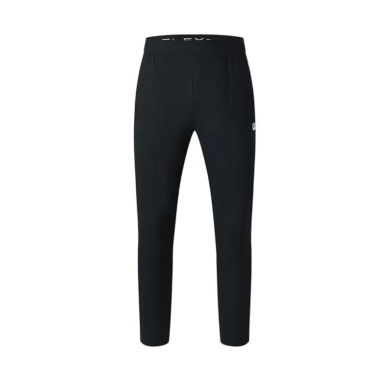 FILA Fitness Series Casual Solid Color Knitted Sports Pants Men bottoms Deep-Black A51M421602FBK